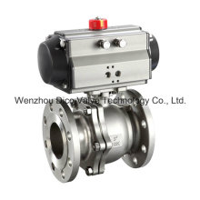 High Performance Pneumatic Floating Ball Valve with ISO Top Mounting